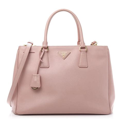 prada galleria double zip tote saffiano with accessories orchidea|Prada galleria saffiano bag.